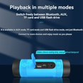 thumbnail image 5 of Altavoz Bluetooth Portátil Inalámbrico para Bicicleta, para Exteriores, Resistente Al Agua, Compatible con Tarjeta TF, AUX y Linterna. Carga con un ., 5 of 5