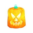 thumbnail image 2 of Suncoda Lamp, Halloween Pumpkin Lantern Upgrade Lantern Lights Two Color Changing Light Up Pumpkin Outdoor for Halloween Party Decoration Battery Included, 2 of 7