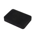 thumbnail image 3 of Caja grande de terciopelo para juego de joyas, caja grande para regalo de collar y anillo, caja de almacenamiento de joyas para collar grueso (negro), 3 of 5