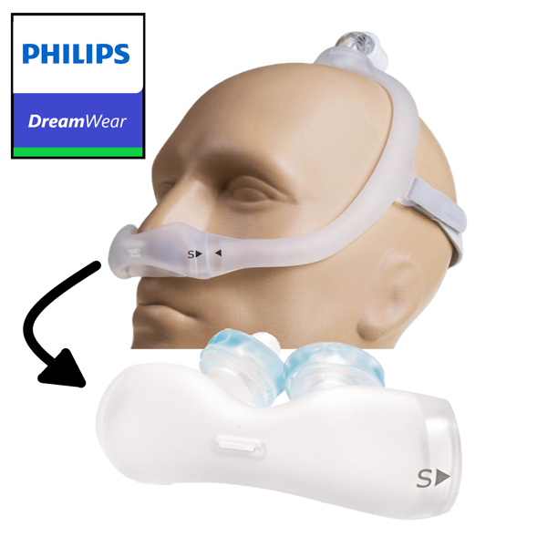 Philips DreamWear Small Gel Pillows Cushion Replacement Part for Apnea