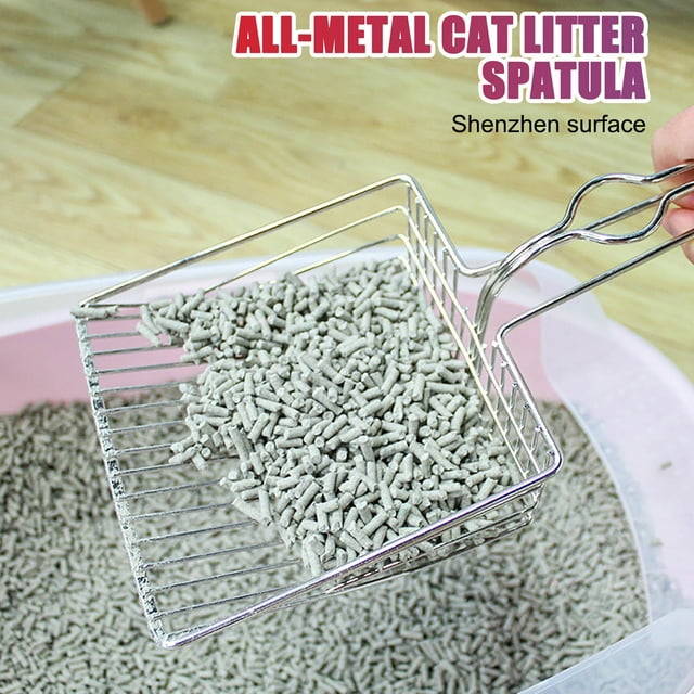 TIELUTT Cat Litter Shovel Instantly Filter Litter and Litter Cleaning Tool Extra Large Cat Litter Pan Cat Litter Slide Cat Litter Disposal System Kitty Litter Light Weight All Living Things Rabbit Ca