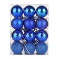 thumbnail image 4 of 24Pcs Christmas Ball Ornaments DIY Decorative for Engagement Indoor Wedding Dark Blue, 4 of 8