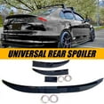 thumbnail image 6 of Universal Rear Trunk Spoiler Lip Wing Adjustable 45"-50" (Duckbill Lip) ABS Rear Lid Spoiler, Gloss Black, 6 of 7