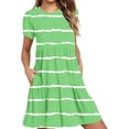 thumbnail image 2 of Wancir Women's Casual Summer T Shirt Dresses Short Sleeve Swing Dress with Pockets, 2 of 6