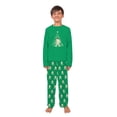 thumbnail image 4 of Bigfoot Christmas Tree Matching Family Pajamas, Family And Dog PJs, Plus Sizes, With Pockets, 4 of 7