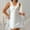 White, variant on Blmnix Women's Nightgowns Mumu Nightwear Sleeveless Red V-Neck Sleep Dress