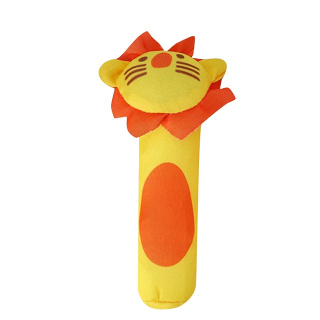 Sonajeros suaves VISALY para bebés, juguetes de desarrollo para bebés con agarre manual, lindo animal de peluche con sonido para bebés de 3, 6, 9, 12 meses y regalo para recién nacidos