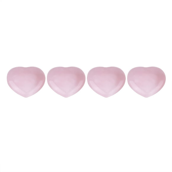 Pink Stone,4pcs Rose Quartz Carved Pink Quartz Rose Quartz Stone Reliable and Durable