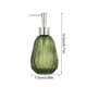 thumbnail image 3 of Textured Glass Soap Dispenser Refillable Liquid Hand Soap Dispenser For Bathroom Premiums Pump Bottle For Shower Gel Shampoo Lotion Kitchen Sink Decor, 3 of 6