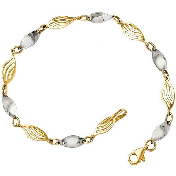 Primal Gold 14 Karat Two-Tone Bracelet