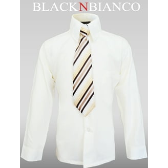 Avery Hill Boys Long Sleeved Simple Dress Shirt in Ivory or White (Baby,  Toddler & Little Boys) - Walmart.com