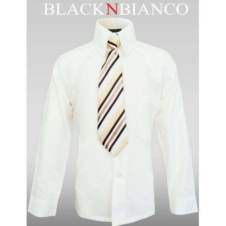 Boys Long Sleeve Button Down Dress Shirt