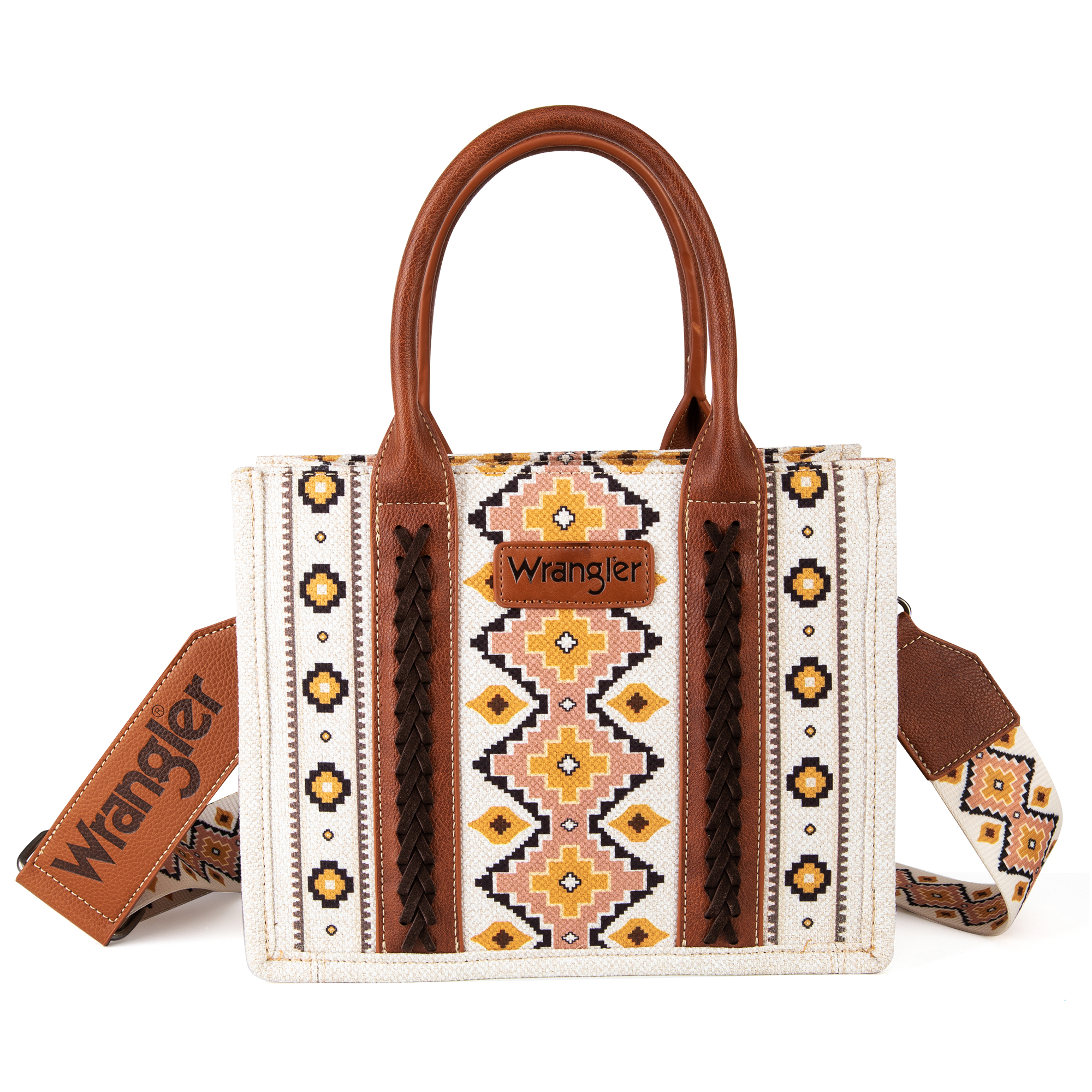 Wrangler Aztec Tote Bag for Women, Coffee photo 6