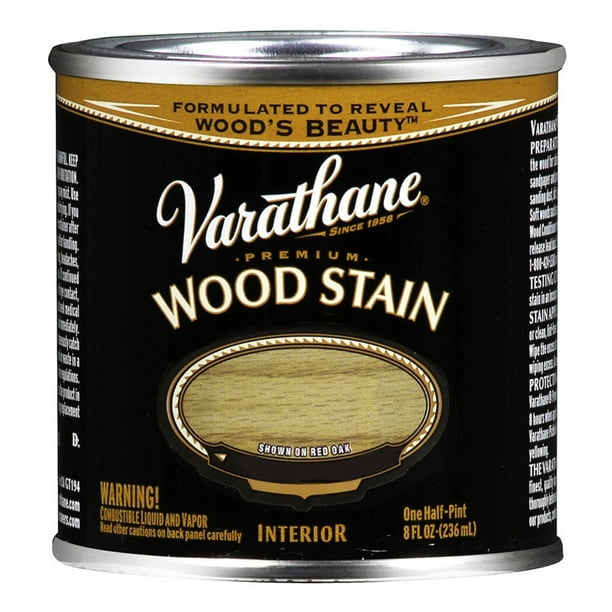 Varathane 211796 1/2 Pint Light Walnut Premium Wood Stain