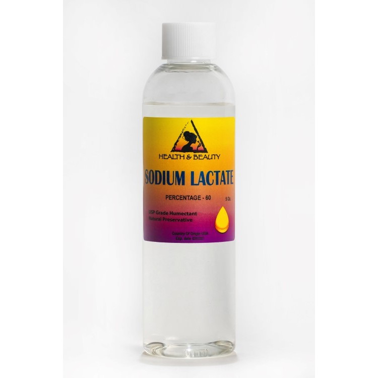 SODIUM LACTATE 60% USP Pure Natural Preservative 2 Oz to 7 Lbs