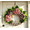 Purple, variant on Spring Summer Wreath for Front Door 18 Inch - Artificial Hydrangea Year-Round Wreath with Welcome Sign, All Season Outdoor Indoor Decor for Home Wall Window