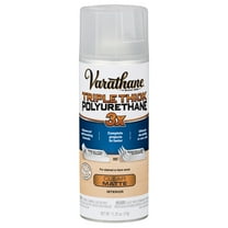 6-Pack of 11 oz Rust-Oleum 318289 Varathane Triple Thick Polyurethane Spray, Matte