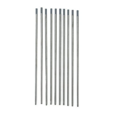 

FarDo 10Pcs 1.0/1.6/2.0/2.4/3.2/4.0 Tungsten Needles Complete Stable Arc No Radiation Gray-headed Tungsten Needle Group for TIG Welding