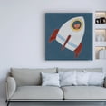 thumbnail image 3 of Trademark Fine Art 'Monkeys in Space I' Canvas Art by June Erica Vess, 3 of 3