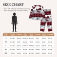 thumbnail image 5 of Uemuo Buffalo Plaid Forest Pattern Womens Pajama Sets,PJ Set for Women,Pajamas for Women Logo,Long Sleeve Pajama Set for Women,Soft Long Sleeve Top With Pants-Small, 5 of 9