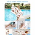 thumbnail image 5 of Beach Towel Pink Yellow Rose Bath Pool Towels Watercolor Farm Flower Absorbent Beach Towel Soft Large Quick Dry Lightweight Camping Travel Sports Yoga Gym Swim Towels for Adult 35x70 Inch, 5 of 9