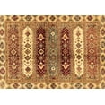 thumbnail image 1 of Ahgly Company Indoor Rectangle Abstract Brown Modern Area Rugs, 2' x 5', 1 of 4