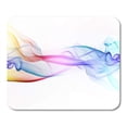 thumbnail image 1 of NUDECOR Colorful Abstract Blue Smoke Fire Black Color Wave Smell Mousepad Mouse Pad Mouse Mat 9x10 inch, 1 of 1