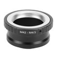thumbnail image 1 of Adaptador De Montura De Lente De Cámara, Diseño Compacto Adaptador De Lente M42 A M4/3 Ajuste Manual Para DMC-G1 DMC-GH1 DMC-GF1 DMC-G10, 1 of 7