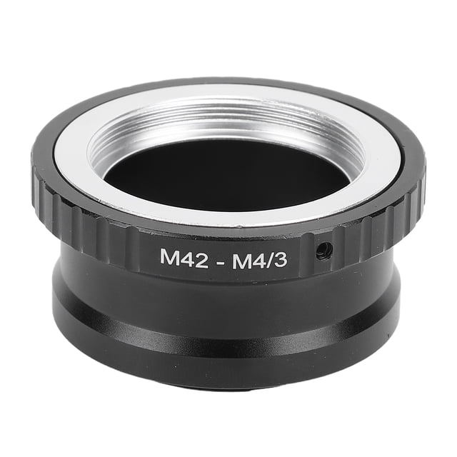 Adaptador De Montura De Lente De Cámara, Diseño Compacto Adaptador De Lente M42 A M4/3 Ajuste Manual Para DMC-G1 DMC-GH1 DMC-GF1 DMC-G10