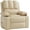 Beige, variant on Electric Massage Recliner w/ Heat, 360° Swivel & Zero Gra-Vity, 400lb Capacity, USB Charging & Storage