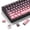 Pink, variant on COSTOM Pink Keycaps,135 Topographic keycap Sets,Backlit Shine Through PBT Keyboard Keycaps for 61/64/66/68/71/75/84/87 Mechanical Keyboards,Pink