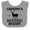 Heather and White, variant on Inktastic Bow Hunter Grandpa Hunting Buddy Boys Baby Bib