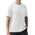 thumbnail image 2 of Vetsdori Mens Fashion T-Shirts Workout Pullover Trendy Dry fit Plain White Round Neck Short Sleeve Shirts for Men Athletic, 2 of 7