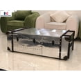 thumbnail image 2 of Richard's Trunk Coffee Table Aluminum Aviator Furniture (45 Inches), 2 of 6