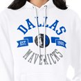 thumbnail image 3 of Women's G-III 4Her by Carl Banks  White Dallas Mavericks City Pullover Hoodie, 3 of 3