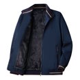 thumbnail image 5 of Vedolay Jacket Coat Button Down Soft Long Sleeve Lightweight Ribbed Shrug Dark Blue,XL, 5 of 5