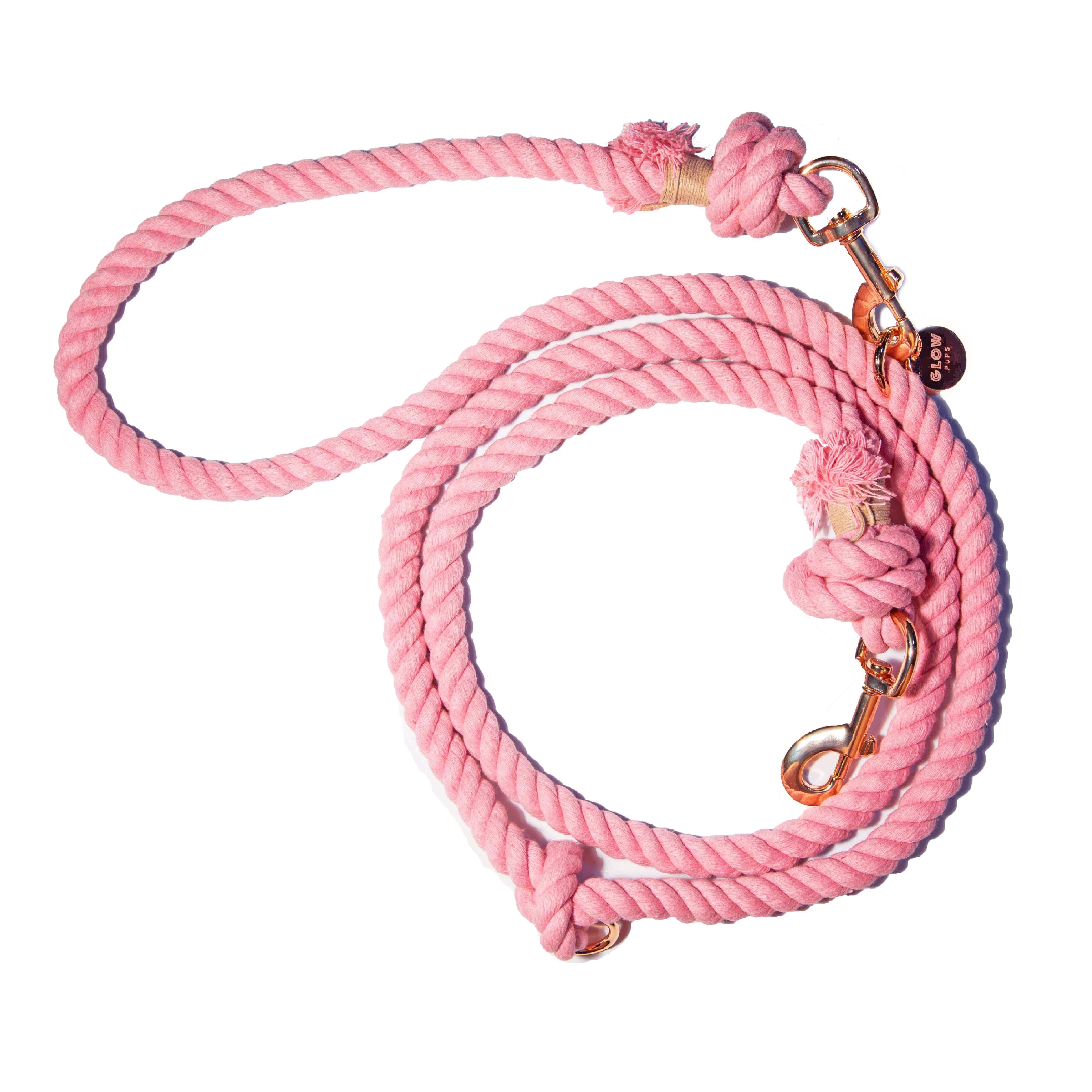 Light Pink Hands-Free Leash - Glow Pups