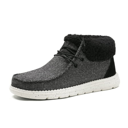 

Bruno Marc Women s Winter Comfort Moccasin Walking Shoes Warm Fur Casual Loafer Shoes US SBLS216W BLACK Size 11