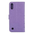 thumbnail image 2 of Samsung Galaxy A10 Wallet Case, Dteck Embossed Flower PU Leather Magnetic Flip Stand Case Cover [Built-in Card Slots][w/ Hand Strap] For Samsung Galaxy A10, Light Purple, 2 of 4