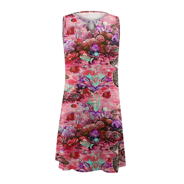 BBMHFW Maternity Summer Dress Casual Sun Dresses With Pockets Long Sundress Summer Dresses Under 20 Dollars For Women Hawaiian Dress For Women Luau Party Womens Club Dresses Walmart