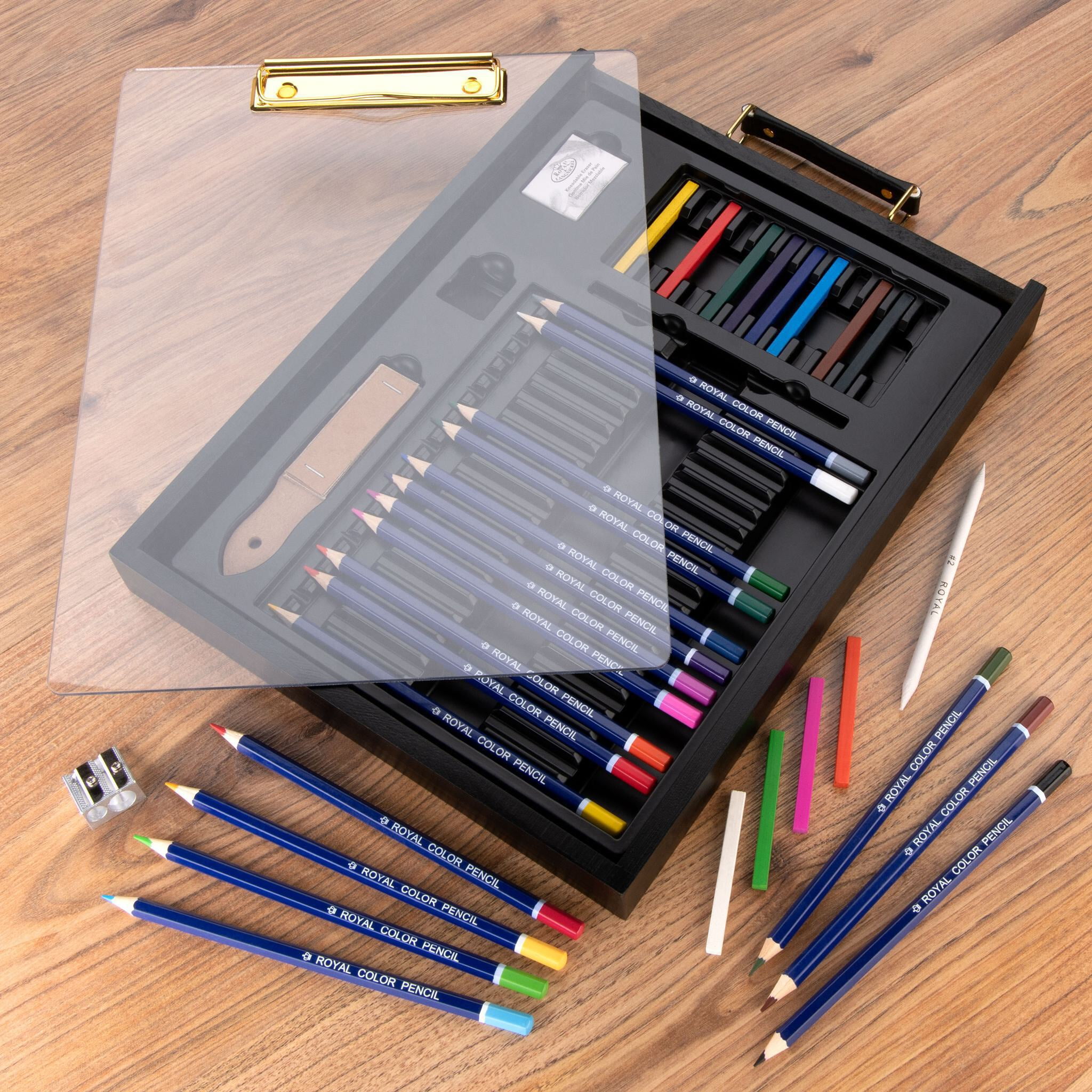 Royal & Langnickel Essentials™ 36pc Black Series Drawing Art Set