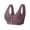Purple, variant on NIEWTR Bras for Women No Underwire Comfortable Full Coverage Front Closure Bralettes Adjustable Strap Wireless Everyday(Black,F/46/105/3XL)