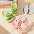 thumbnail image 4 of LIIPEE Boys Girls Slippers Summer Comfortable Cartoon Dinosaur Open Toe Non- Shoes Child Breathable Bedroom Flip Flops,Pink,4.5-5 Years, 4 of 4