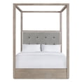 thumbnail image 2 of Pemberly Row Contemporary Wood Queen Canopy Bed in Gray Finish, 2 of 2