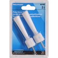 thumbnail image 2 of Hardware Essentials by Hillman 852364 Rigid Plastic Door Stop White, 2 of 2