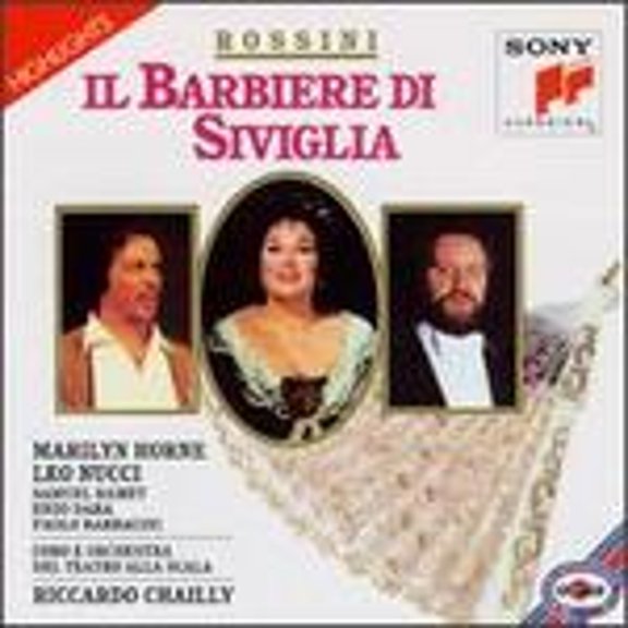 Pre-Owned Rossini: Il Barbiere di Siviglia [Highlights] (CD 0074645350127) by Enzo Dara (baritone), Leo Nucci (baritone), Marilyn Horne (soprano), Paolo Barbacini (vocals), Raquel Pierotti (vocals);...