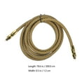 thumbnail image 3 of Miangastore Gold Plated Connector Optical Audio Cable Golden 1Set 7mm Diameter, 3 of 8