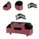 thumbnail image 4 of Organizador de respaldo de asiento Caja de pañuelos Caja de almacenamiento para asiento trasero Multifuncional Universal Rojo, 4 of 7