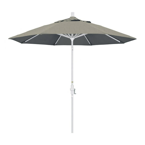 California Umbrella 9 ft. Sunbrella Aluminum Single Vent Tilt Market Umbrella