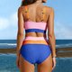 thumbnail image 4 of Tankini de moda para mujer, sin mangas, patchwork, bikini, traje de baño push-up, acolchado, conjuntos de blusa, traje de baño de dos piezas para mujer, trajes de baño tankini para mujer, traje de bañ, 4 of 6